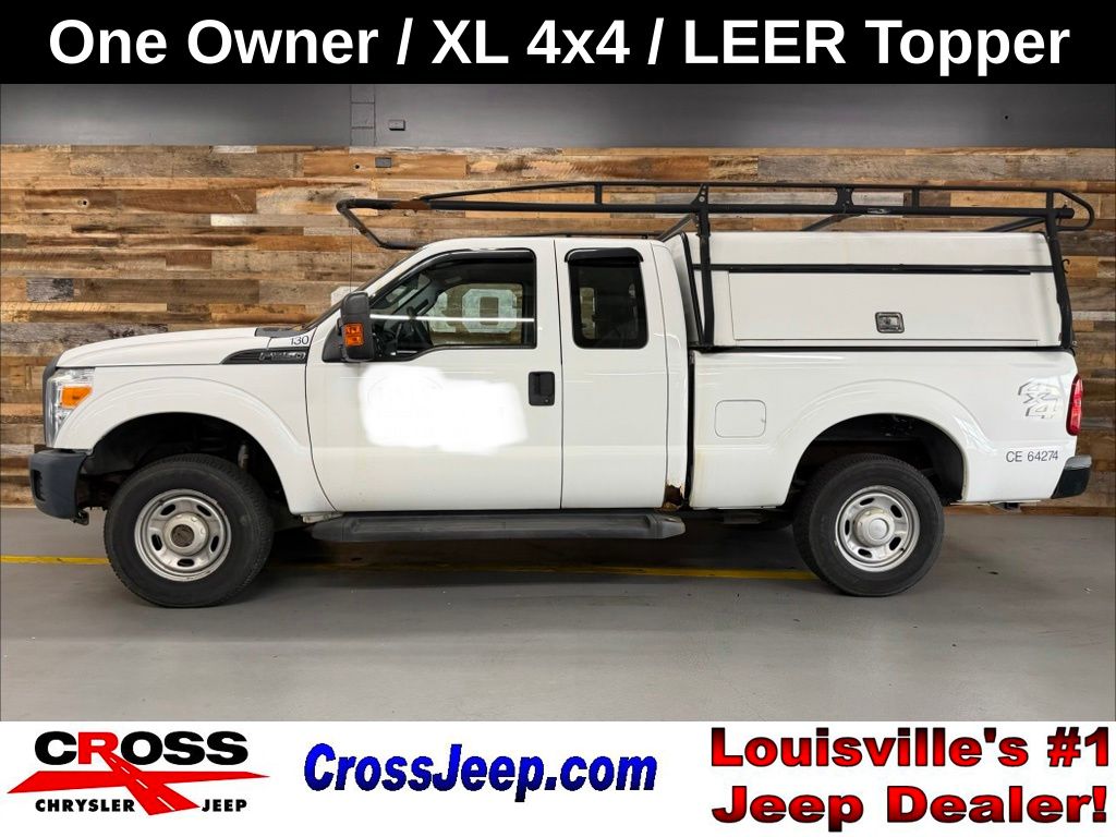 White Platinum Metallic Tri-Coat 2015 Ford F-250 Super Duty Pickup Truck Four-Wheel Drive 6-Speed Automatic