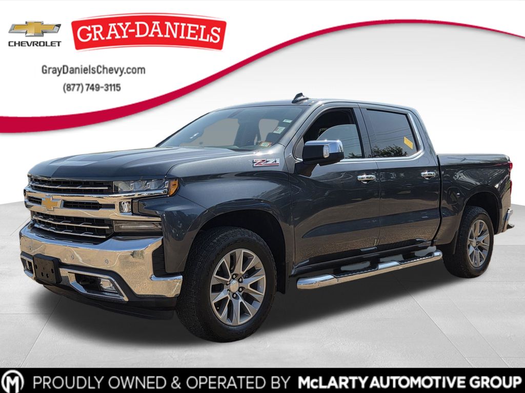 Shadow Gray Metallic 2019 Chevrolet Silverado 1500 Pickup Truck Four-Wheel Drive 8-Speed Automatic