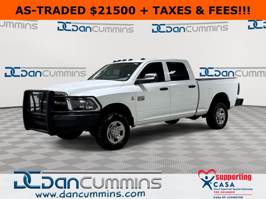 Bright White Clearcoat 2012 RAM 3500 Pickup Truck 6-Speed Automatic