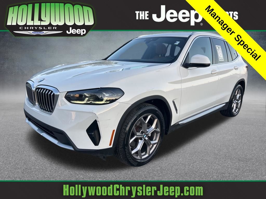 Alpine White 2022 BMW X3 sDrive30i RWD SUV / Crossover Rear-Wheel Drive 8-Speed Automatic