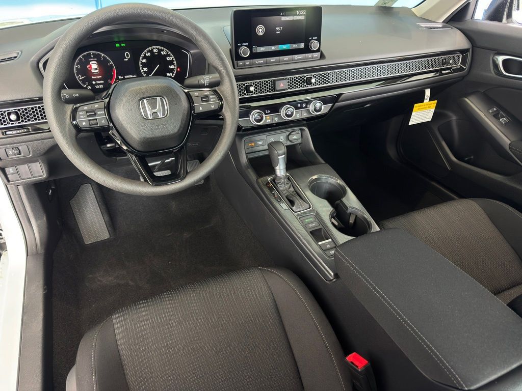 2026 Honda Civic LX White at Classic Honda Galveston