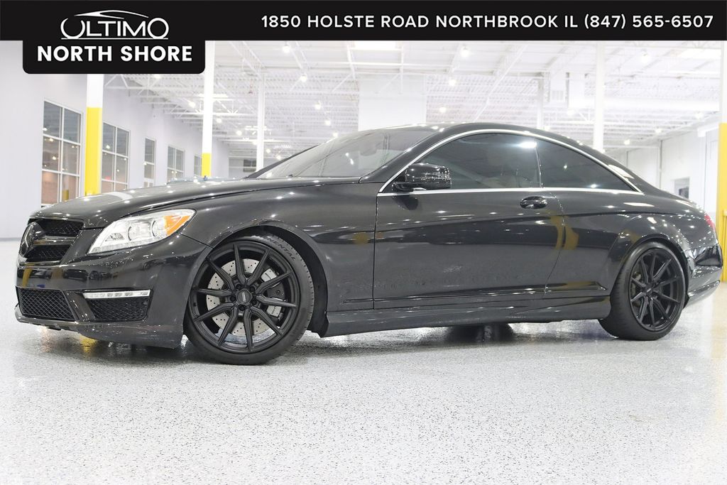 Gray (Designo Platinum Black) 2011 Mercedes-Benz CL-Class Coupe Rear-Wheel Drive 7-Speed Automatic