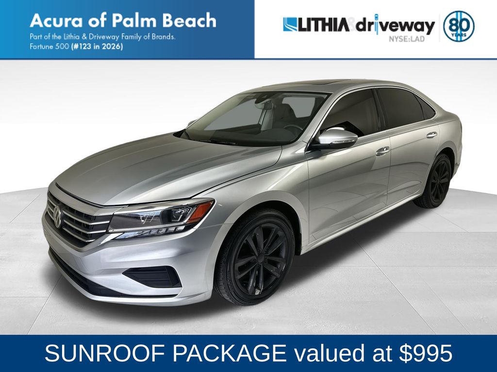 Reflex Silver Metallic 2020 Volkswagen Passat Sedan Front-Wheel Drive 6-Speed Automatic