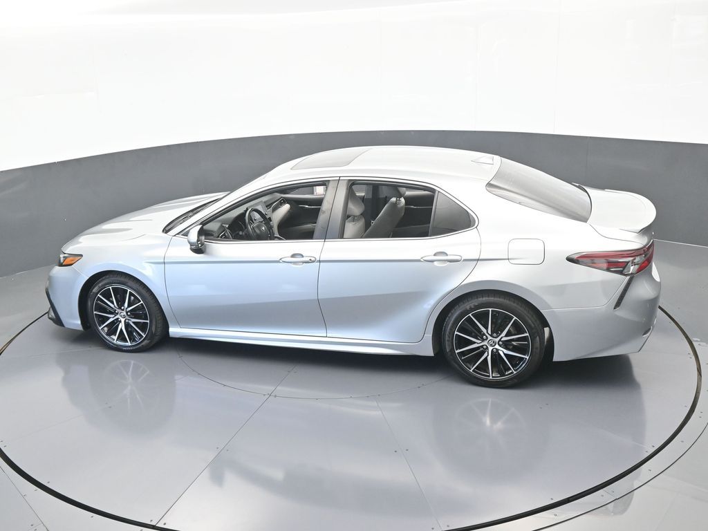 Used 2021 Celestial Silver Metallic Toyota SE image 45