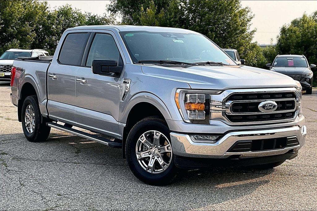 Silver Metallic 2023 Ford F-150 Pickup Truck Four-Wheel Drive Automatic