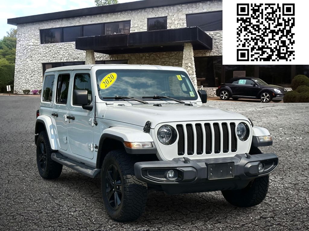 Bright White Clearcoat 2020 Jeep Wrangler SUV / Crossover Four-Wheel Drive 8-Speed Automatic