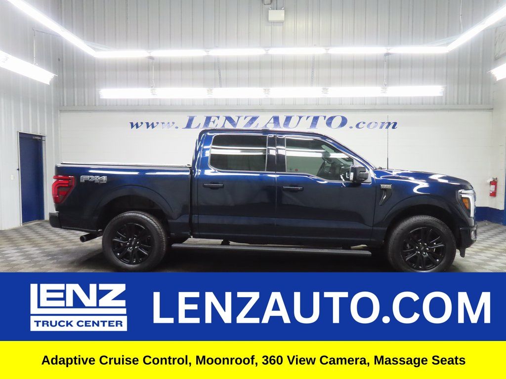 Antimatter Blue Metallic 2025 Ford F-150 Pickup Truck Four-Wheel Drive Automatic