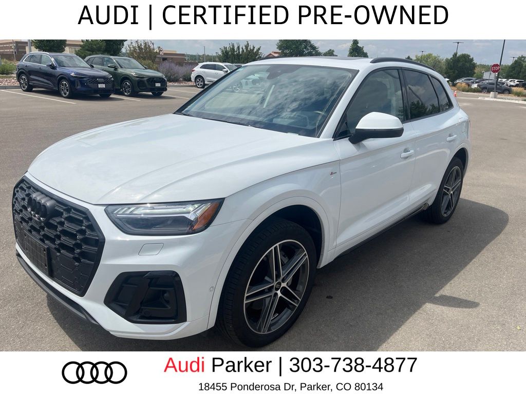 Glacier White Metallic 2023 Audi Q5 Hybrid Plug-in SUV / Crossover All-Wheel Drive 7-Speed Automatic