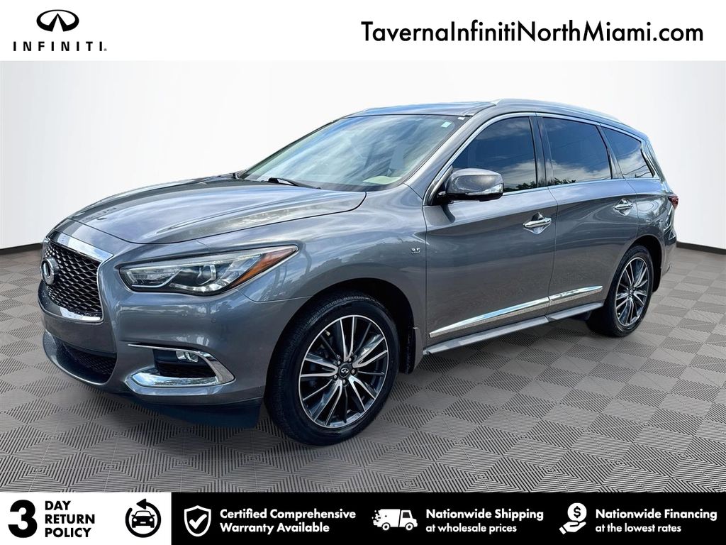 Gray (Graphite Shadow) 2018 INFINITI QX60 SUV / Crossover Front-Wheel Drive Continuously Variable Transmission