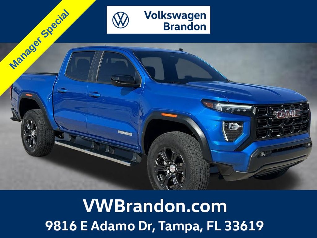 Dynamic Blue Metallic 2023 GMC Canyon Pickup Truck 4X2 8-Speed Automatic
