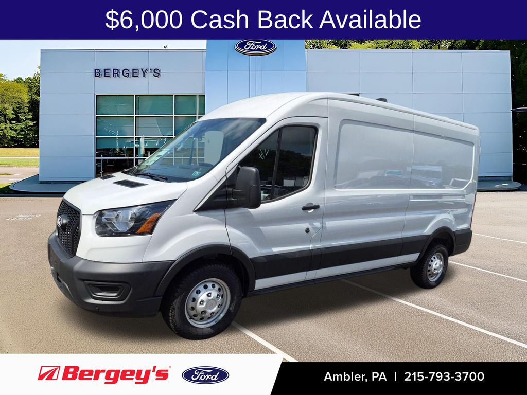 Oxford White 2026 Ford Transit Cargo Van All-Wheel Drive 