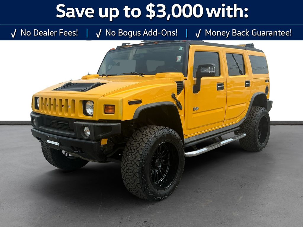 Yellow 2006 Hummer H2 SUV / Crossover Four-Wheel Drive 4-Speed Automatic Overdrive