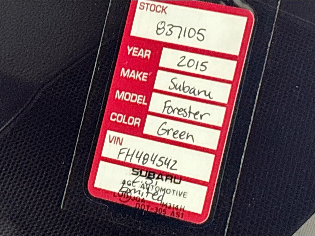 2015 Subaru Forester 2.5i Limited