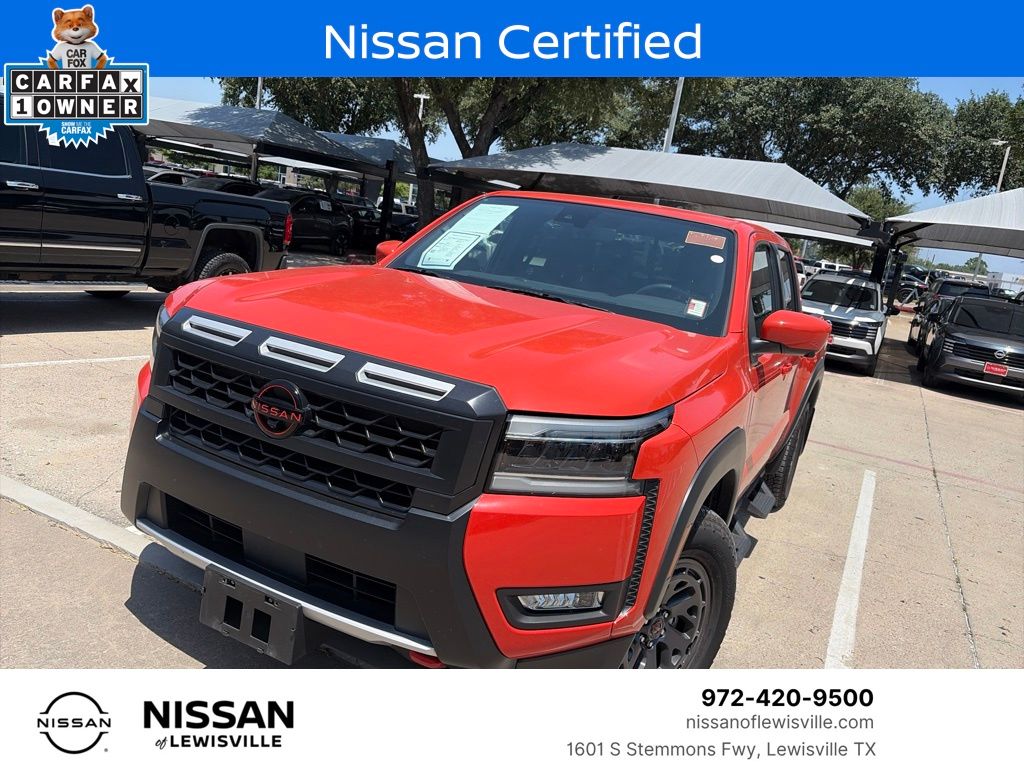 Afterburn Orange 2025 Nissan Frontier Pickup Truck 4X2 9-Speed Automatic Overdrive