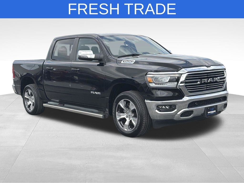 Diamond Black Crystal Pearlcoat 2023 RAM 1500 Pickup Truck Four-Wheel Drive 8-Speed Automatic