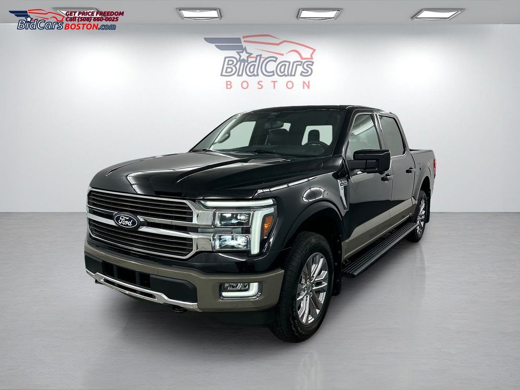 Black 2025 Ford F-150 Pickup Truck Four-Wheel Drive Automatic