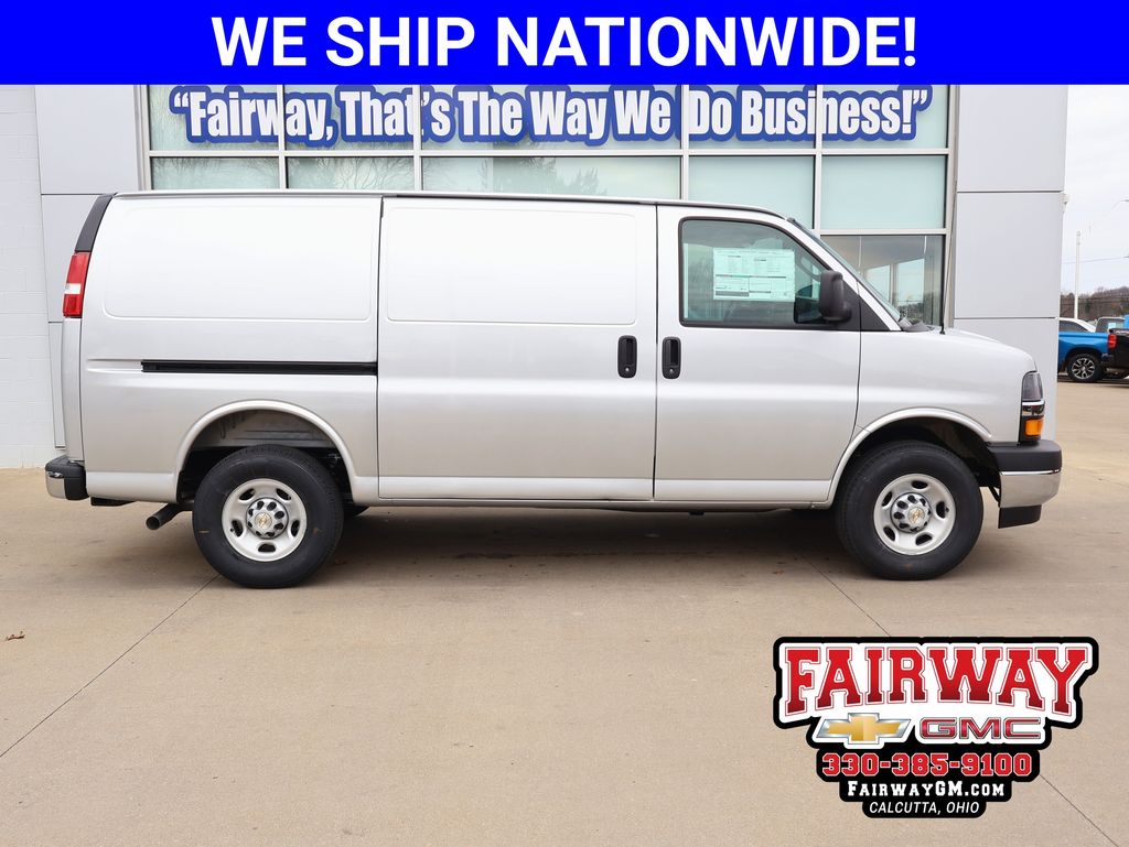 Silver Ice Metallic 2026 Chevrolet Express Cargo Van Rear-Wheel Drive