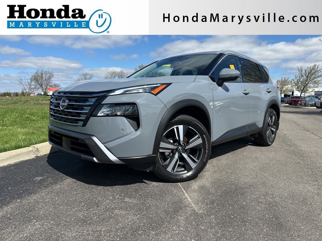 Boulder Gray Pearl 2025 Nissan Rogue SL AWD SUV / Crossover All-Wheel Drive Continuously Variable Transmission