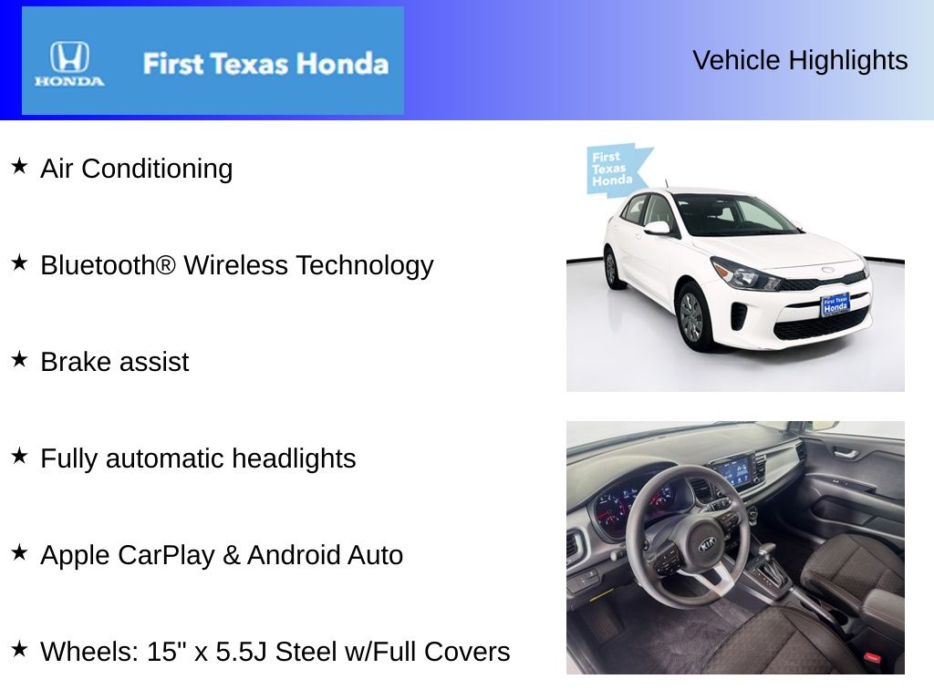Used Car 2020 Kia Rio  S For Sale Under $15,000 In Austin, Texas