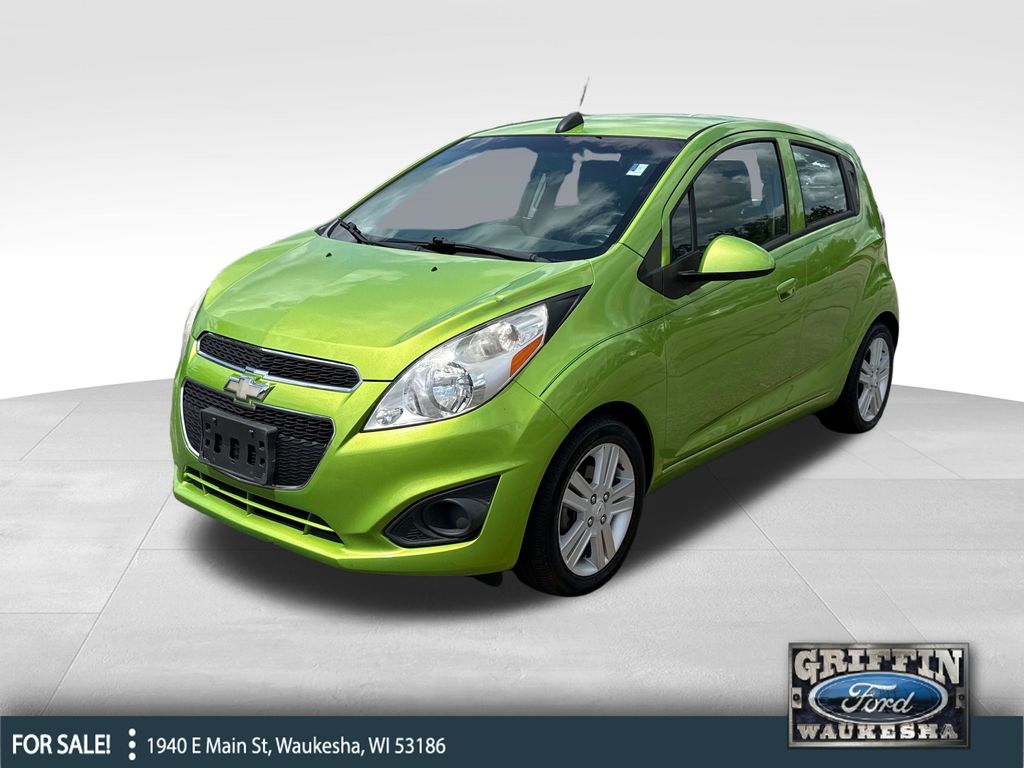 Green (Lime Metallic) 2015 Chevrolet Spark Hatchback Front-Wheel Drive Continuously Variable Transmission