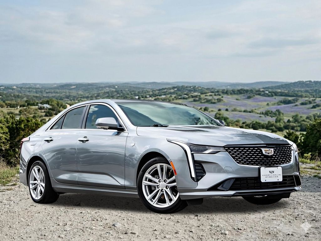 Silver Metallic 2023 Cadillac CT4 Luxury RWD Sedan Rear-Wheel Drive 8-Speed Automatic