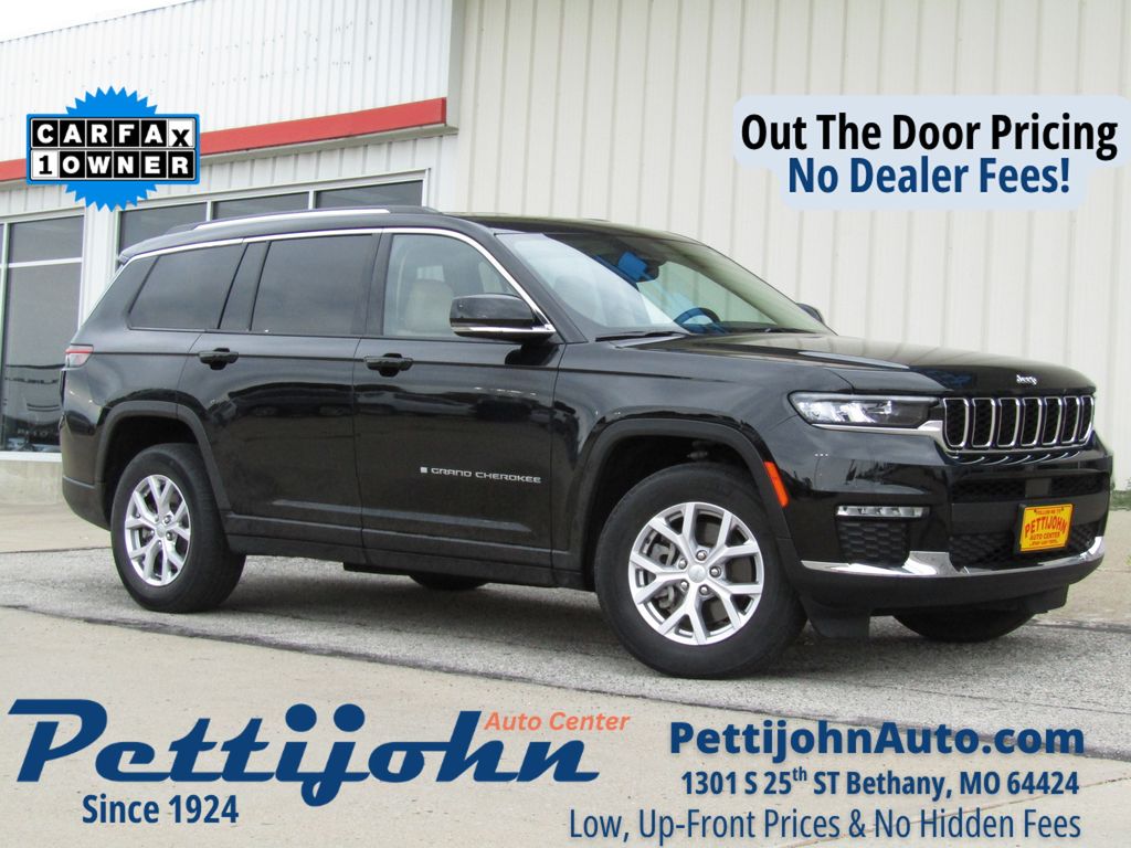 Diamond Black Crystal Pearlcoat 2022 Jeep Grand Cherokee L SUV / Crossover Four-Wheel Drive 8-Speed Automatic