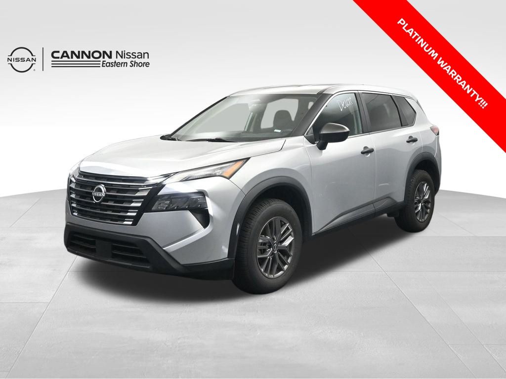 Brilliant Silver Metallic 2024 Nissan Rogue SUV / Crossover All-Wheel Drive Continuously Variable Transmission