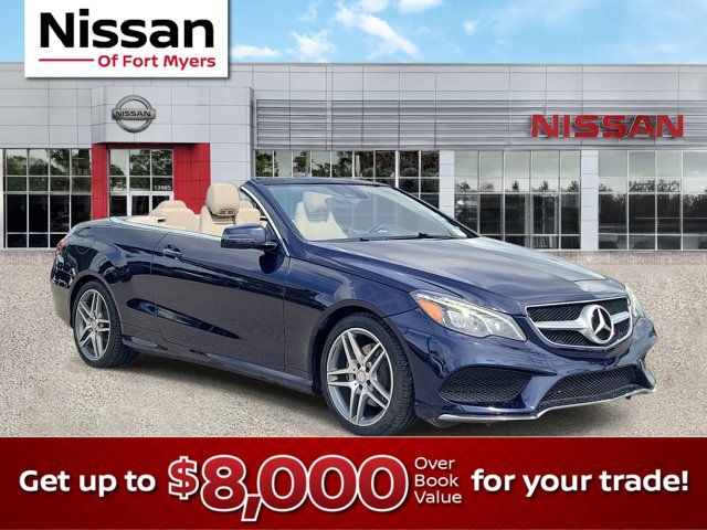 Blue 2017 Mercedes-Benz E-Class E 400 Cabriolet Convertible Rear-Wheel Drive 7-Speed Automatic