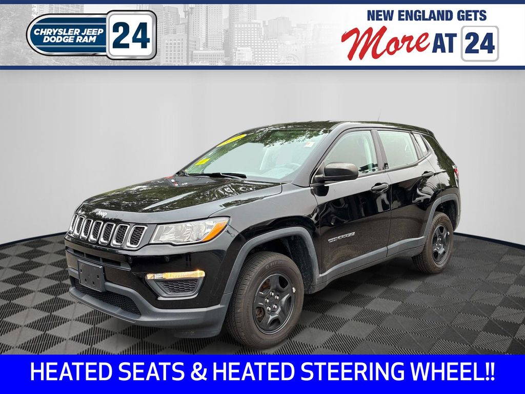 Diamond Black 2021 Jeep Compass SUV / Crossover Four-Wheel Drive 9-Speed Automatic