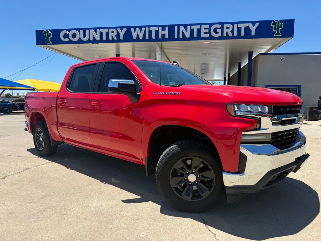Red 2020 Chevrolet Silverado 1500 Pickup Truck Four-Wheel Drive 8-Speed Automatic