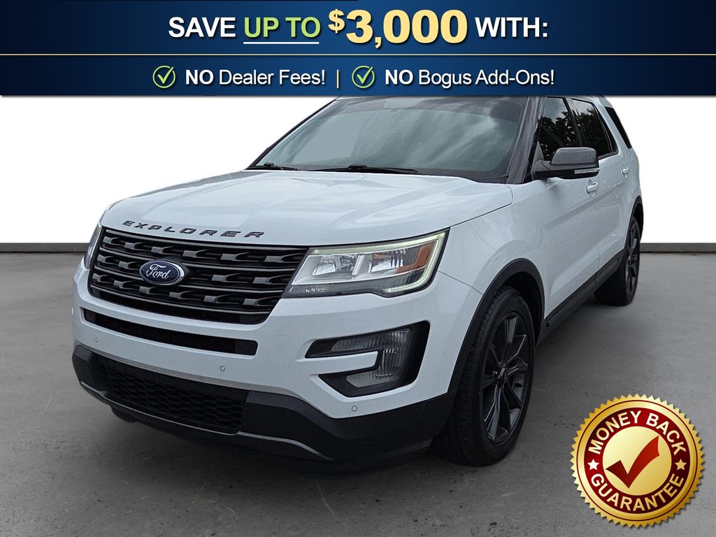 Oxford White 2017 Ford Explorer SUV / Crossover Front-Wheel Drive 6-Speed Automatic