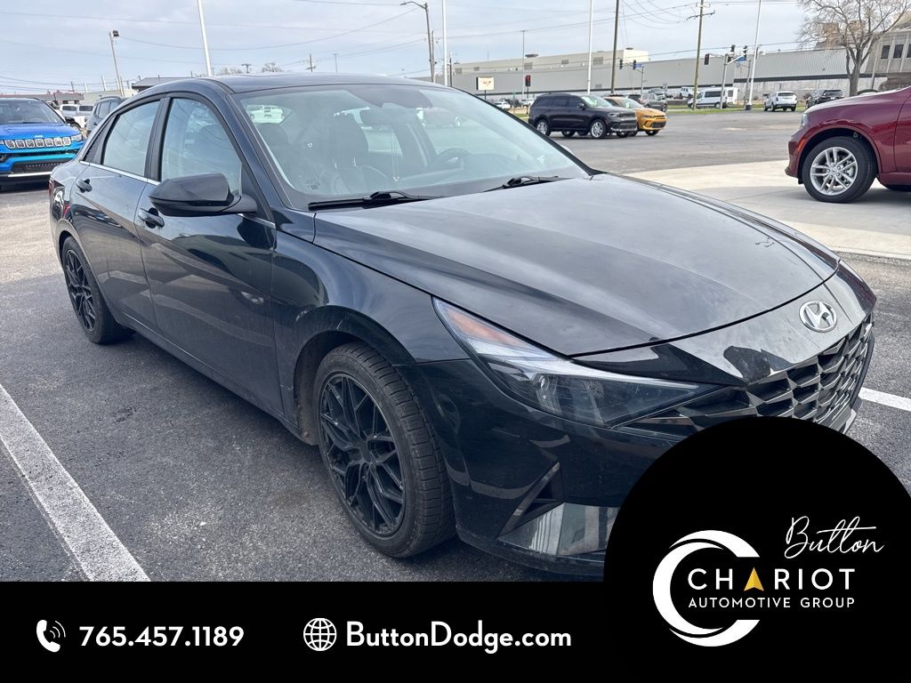 Phantom Black 2023 Hyundai Elantra Hybrid Limited FWD Sedan Front-Wheel Drive 6-Speed Dual Clutch