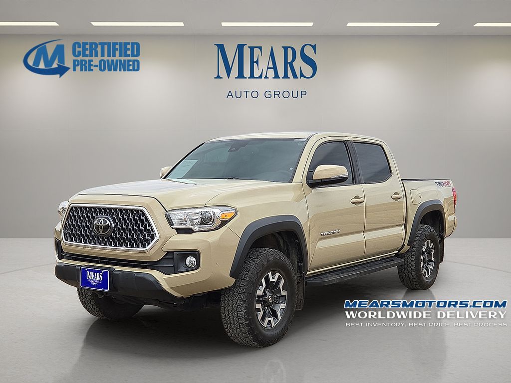 Quicksand 2019 Toyota Tacoma TRD Off Road Double Cab 4WD Pickup Truck Four-Wheel Drive 6-Speed Automatic