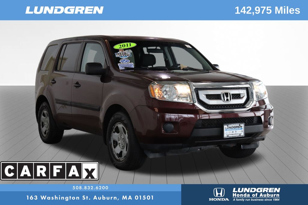 Dark Cherry Pearl 2011 Honda Pilot LX 4WD SUV / Crossover Four-Wheel Drive 5-Speed Automatic