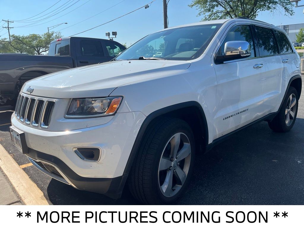 Bright White Clearcoat 2015 Jeep Grand Cherokee SUV / Crossover Four-Wheel Drive 8-Speed Automatic