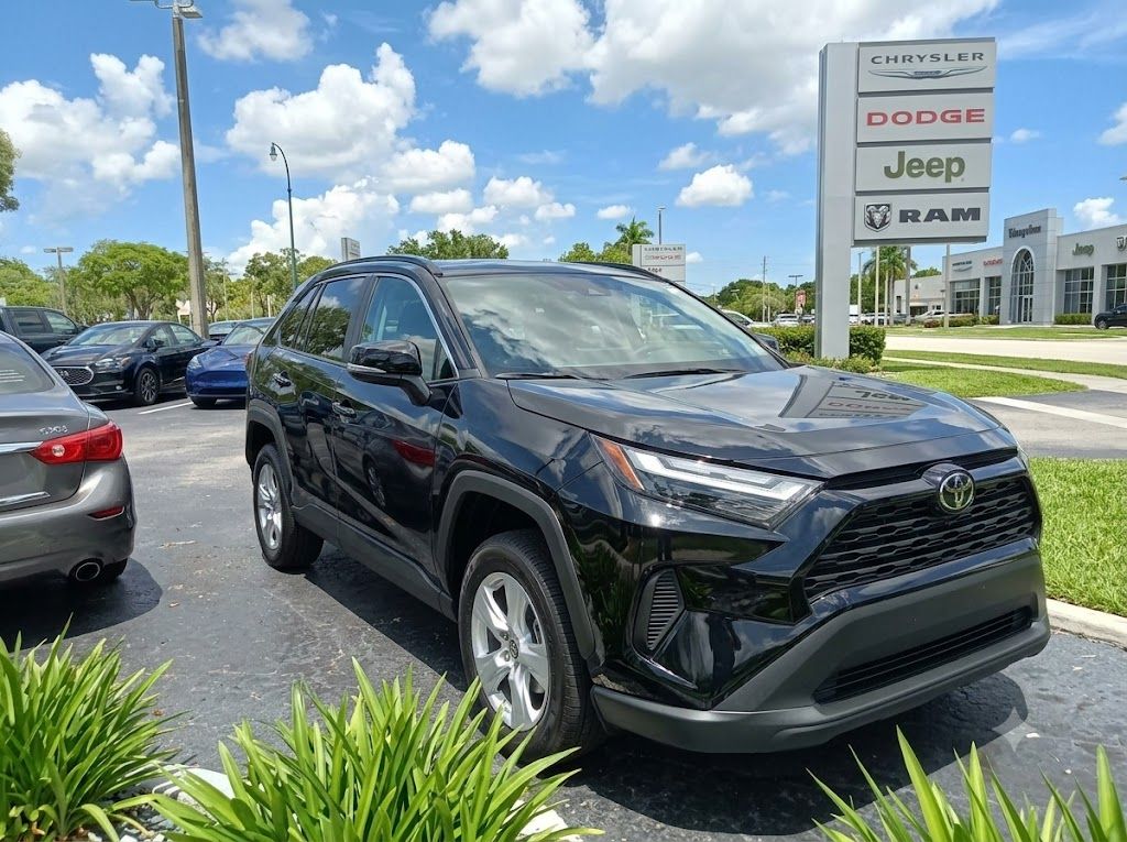Midnight Black Metallic 2025 Toyota RAV4 SUV / Crossover Front-Wheel Drive 8-Speed Automatic
