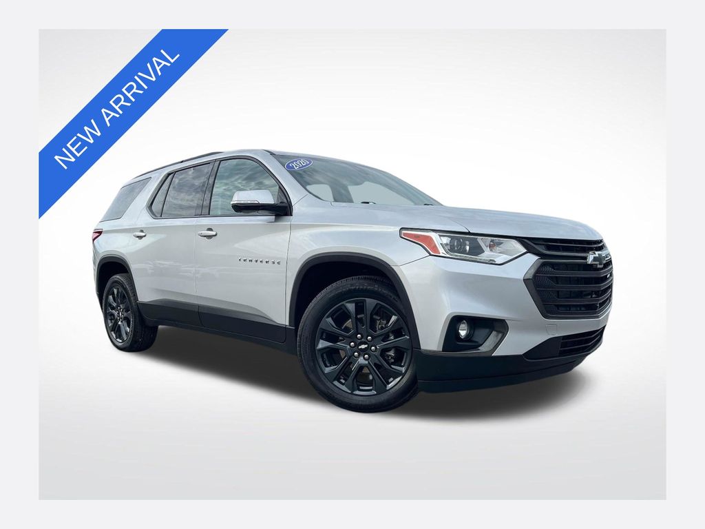 Silver Ice Metallic 2020 Chevrolet Traverse RS AWD SUV / Crossover Four-Wheel Drive 9-Speed Automatic