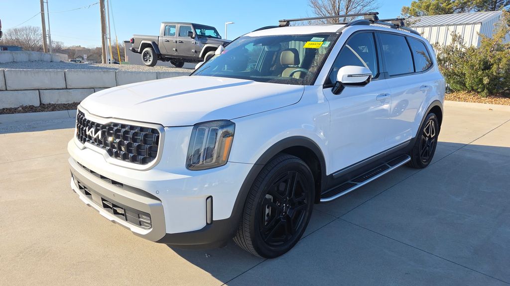 Glacial White Pearl 2023 Kia Telluride SX X-Line AWD SUV / Crossover All-Wheel Drive 8-Speed Automatic