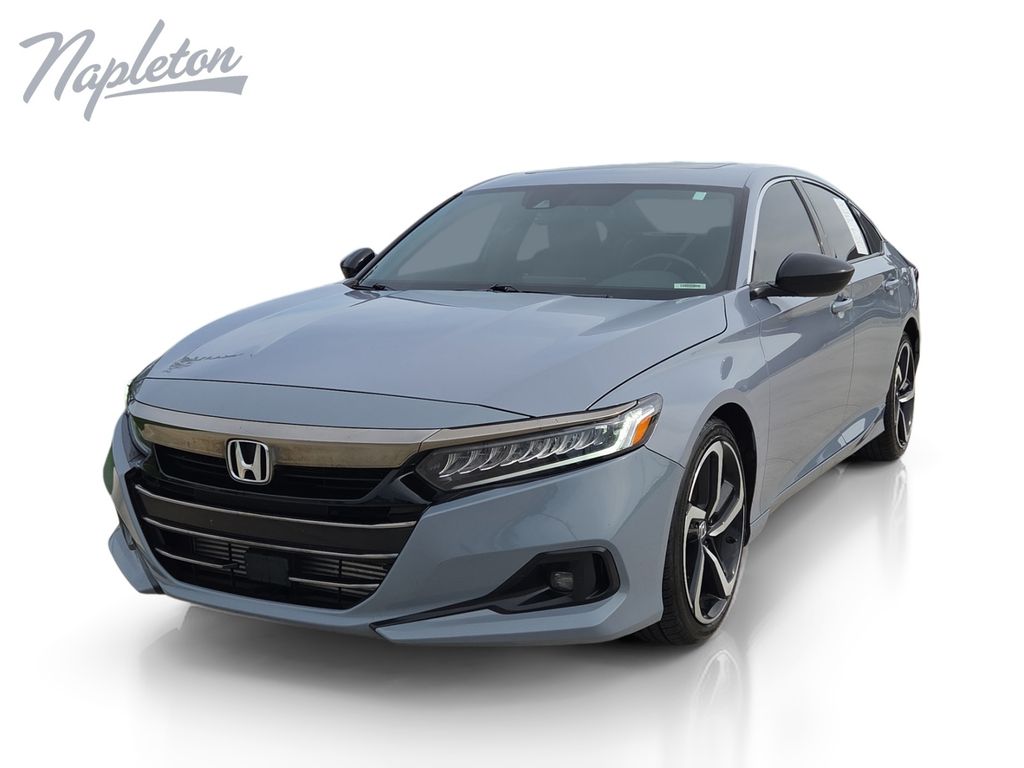Sonic Gray Pearl 2021 Honda Accord Sedan Front-Wheel Drive Automatic