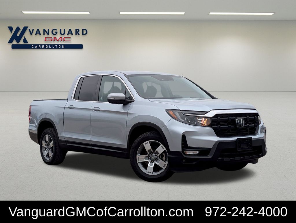Sonic Gray Pearl 2025 Honda Ridgeline Pickup Truck All-Wheel Drive 9-Speed Automatic