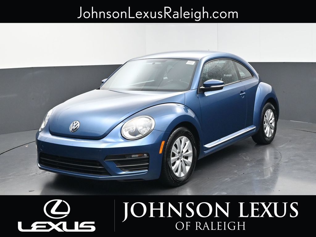 Blue Metallic 2019 Volkswagen Beetle Hatchback Front-Wheel Drive 6-Speed Automatic