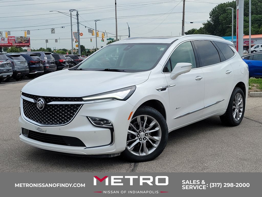 White Frost 2022 Buick Enclave SUV / Crossover Four-Wheel Drive 9-Speed Automatic