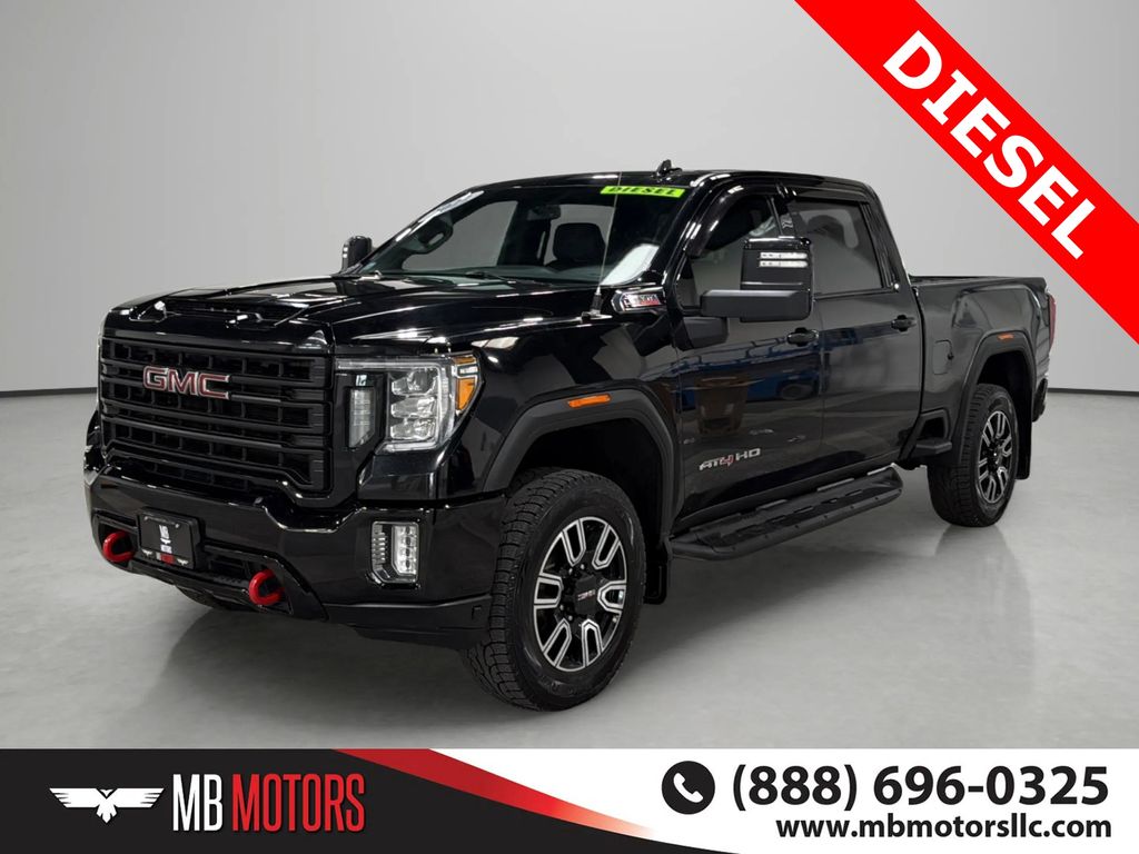 Onyx Black 2022 GMC Sierra 3500HD Pickup Truck Four-Wheel Drive Automatic
