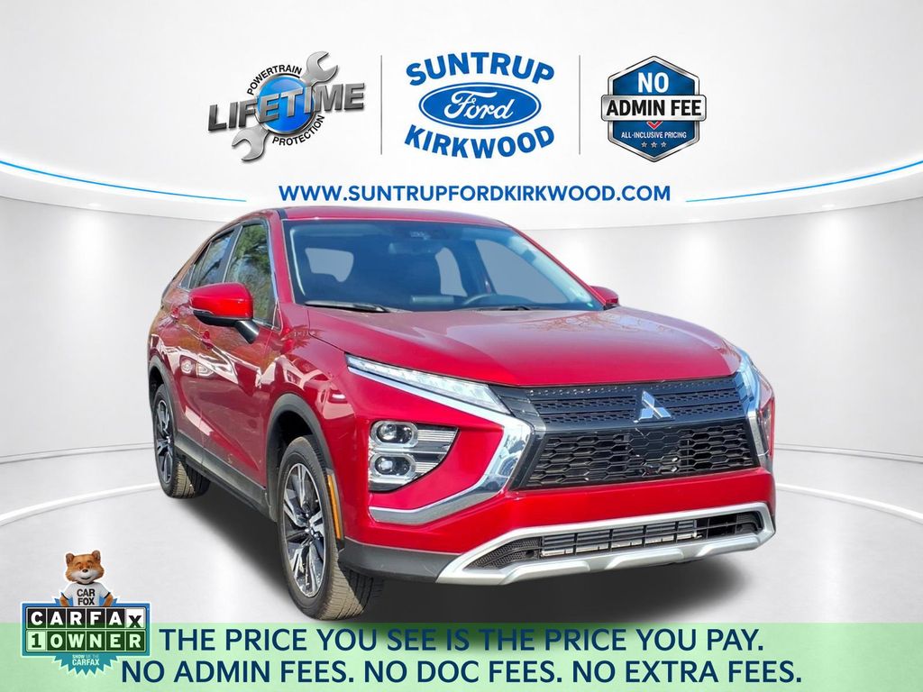 Red Diamond 2025 Mitsubishi Eclipse Cross SUV / Crossover All-Wheel Drive Continuously Variable Transmission