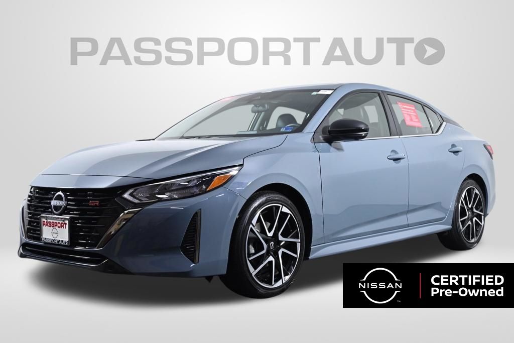 Atlantic Gray Metallic 2025 Nissan Sentra Sedan Front-Wheel Drive Automatic
