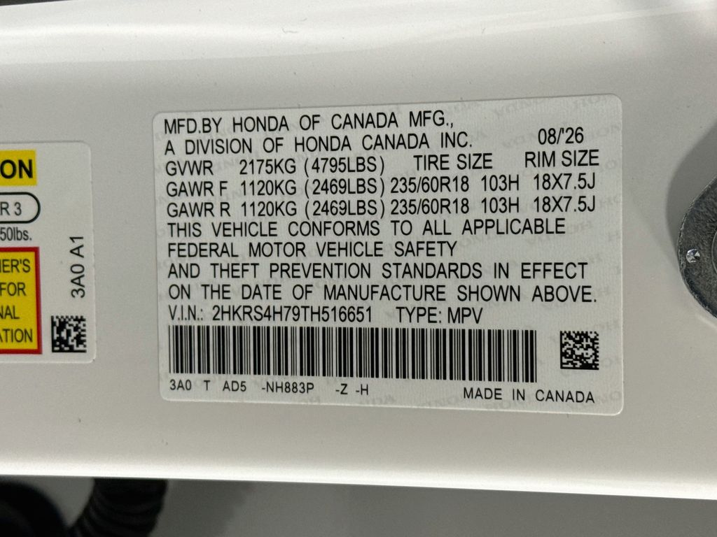 New 2026 White Honda EX-L image 32