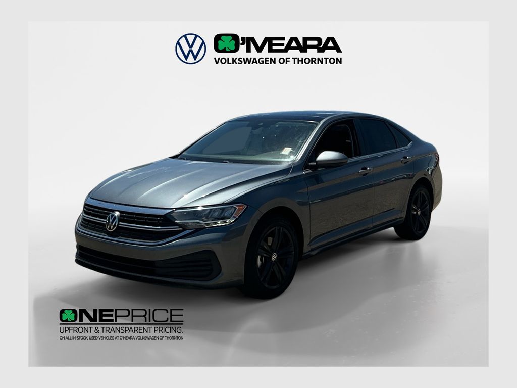 Platinum Gray Metallic 2023 Volkswagen Jetta Sedan Front-Wheel Drive 8-Speed Automatic