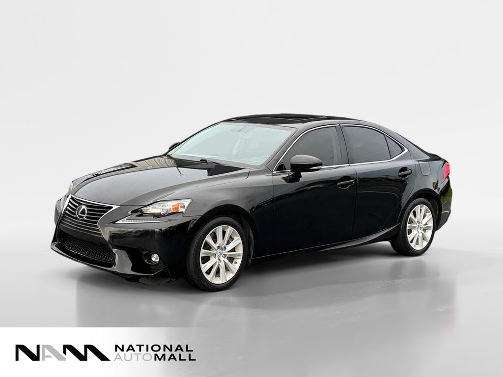 Black (Obsidian) 2016 Lexus IS Sedan Rear-Wheel Drive 8-Speed Automatic