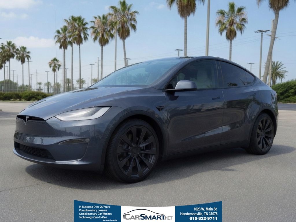 Midnight Silver Metallic 2022 Tesla Model X SUV / Crossover All-Wheel Drive 1-Speed Automatic
