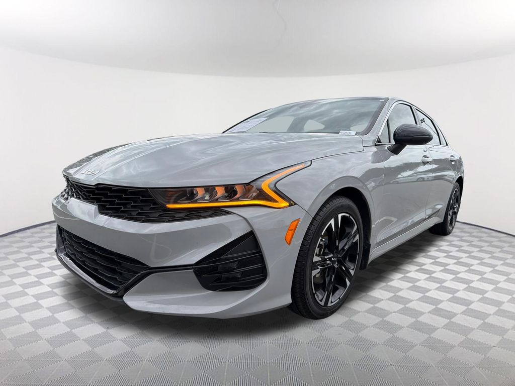 Wolf Gray 2023 Kia K5 GT-Line FWD Sedan Front-Wheel Drive 8-Speed Automatic